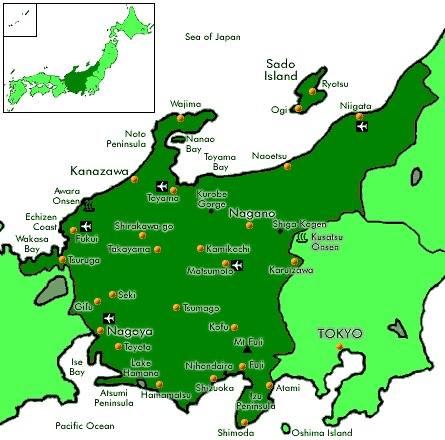 Chubu Map