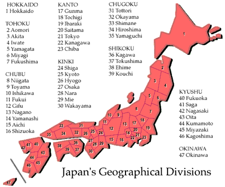 Japan's prefectures