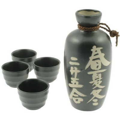Traditional sake set